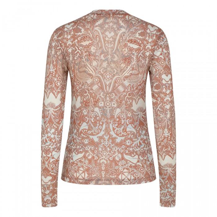 Eve pale peach top