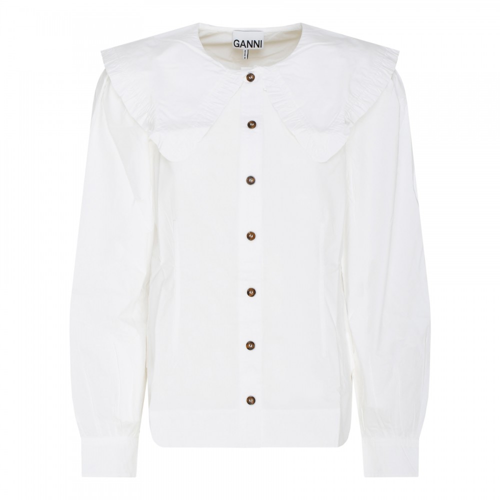White poplin shirt