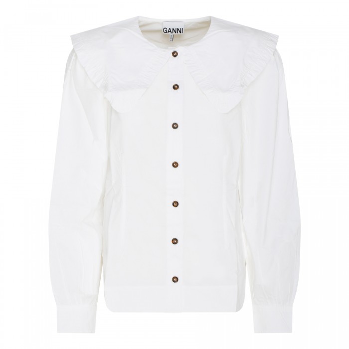 White poplin shirt