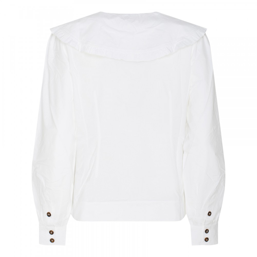 White poplin shirt