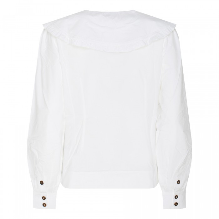 White poplin shirt