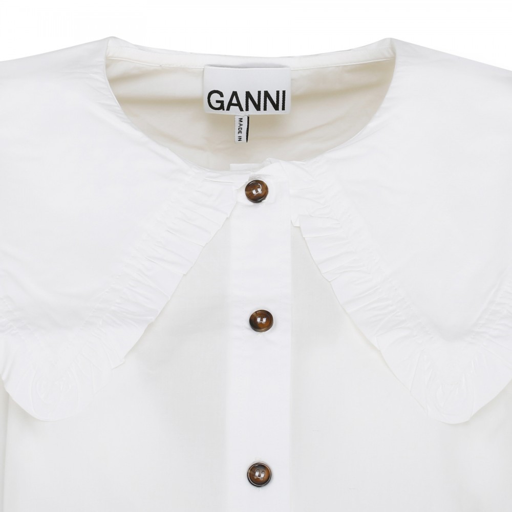 White poplin shirt