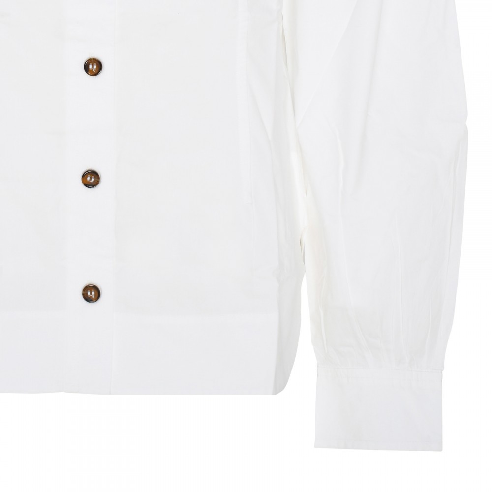 White poplin shirt
