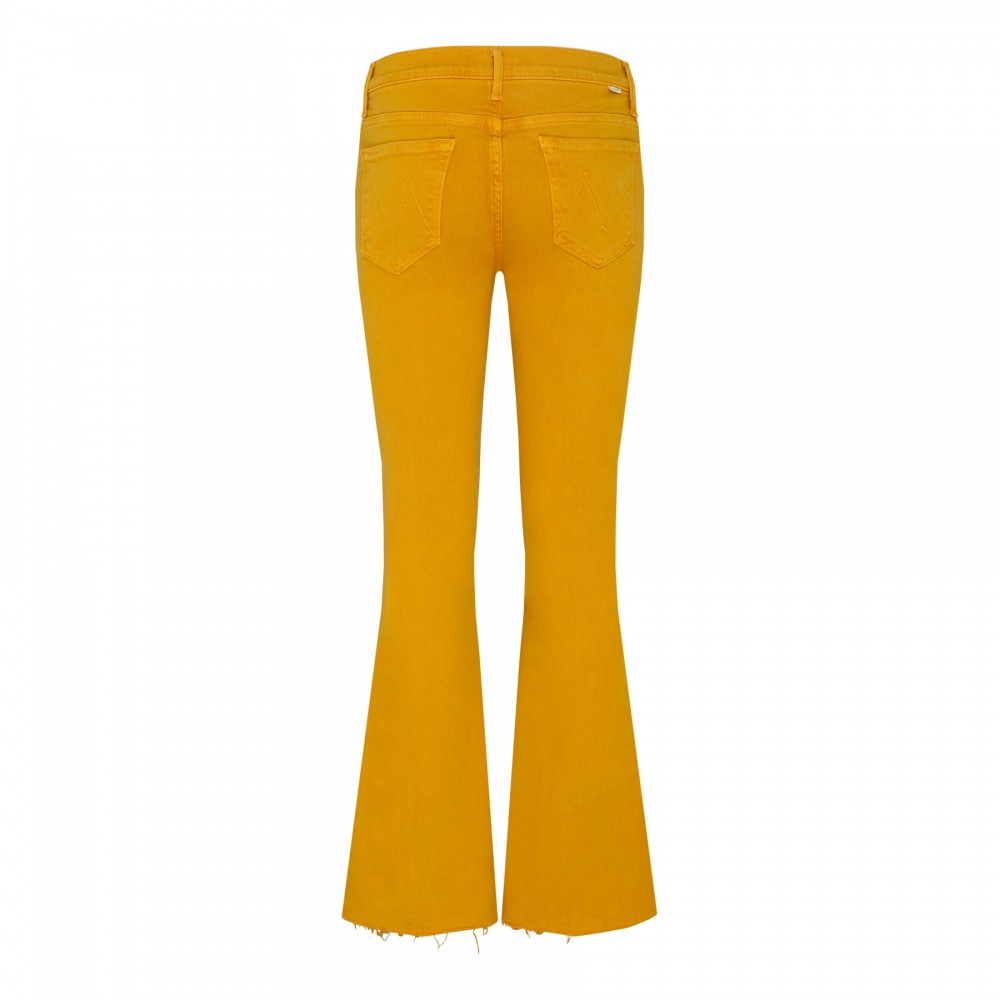 The Weekender Fray amber yellow jeans