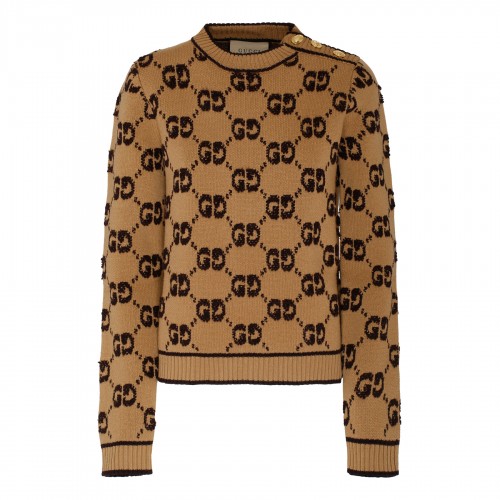 GG wool bouclé jacquard...