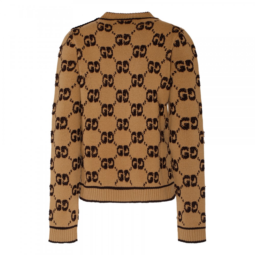 GG wool bouclé jacquard sweater