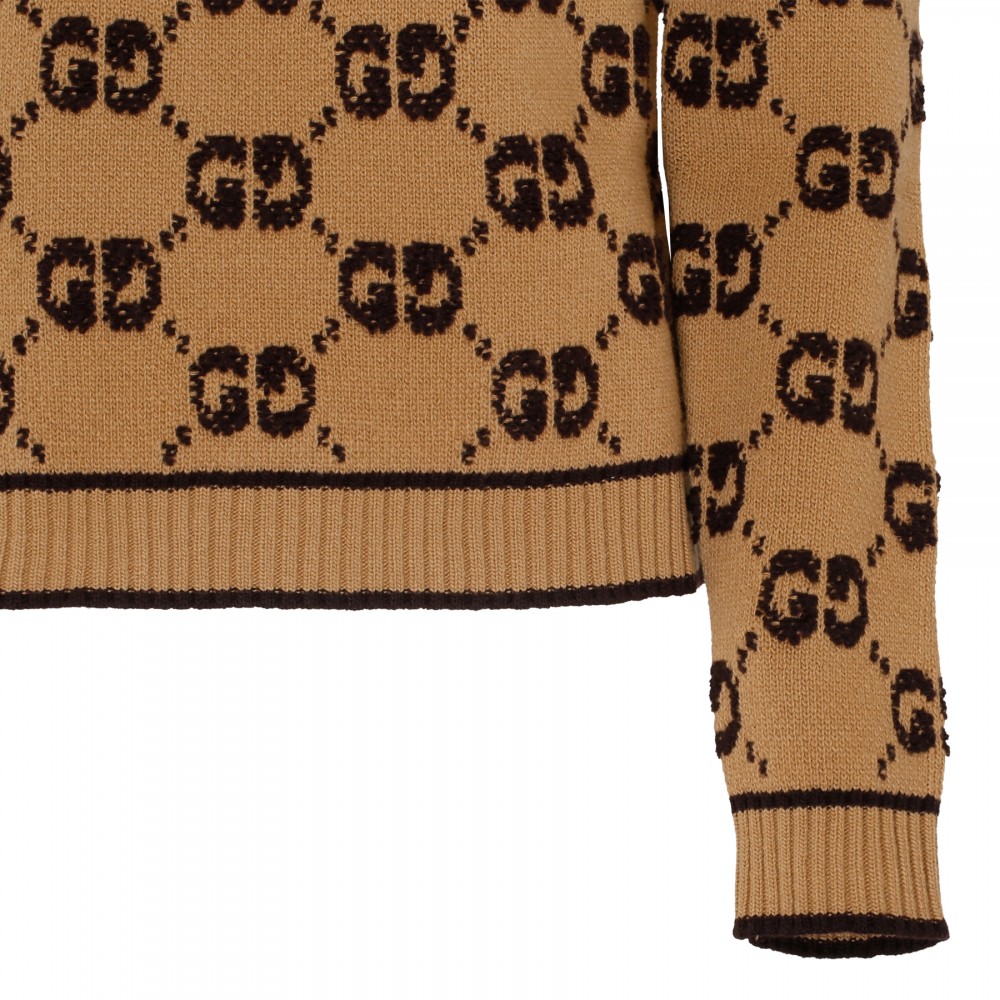 GG wool bouclé jacquard sweater