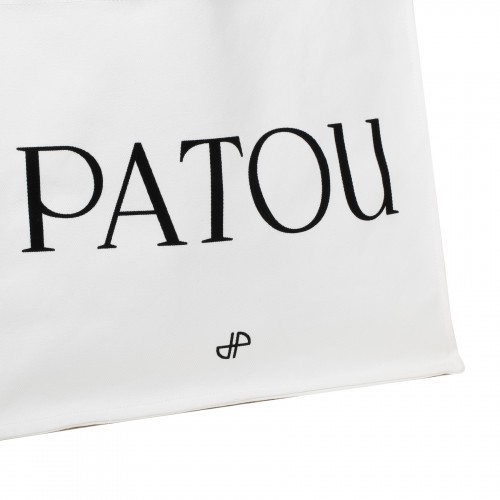 Logo white large tote bag 2