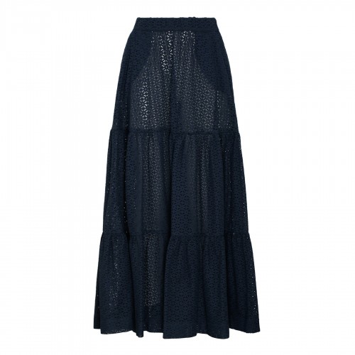 Blue broderie anglaise maxi...