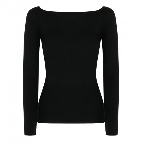 Black cashmere sweater