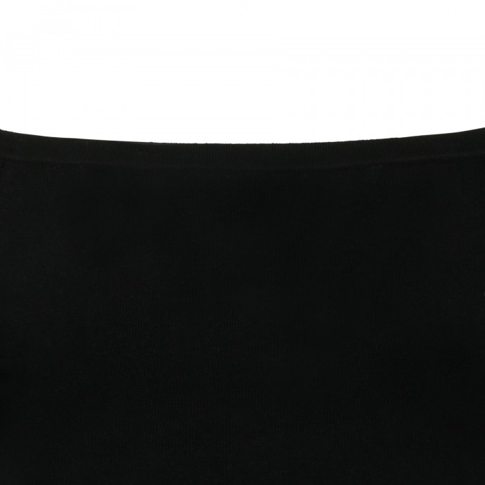 Black cashmere sweater