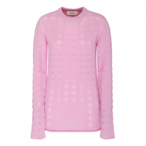 Pink wool blend sweater