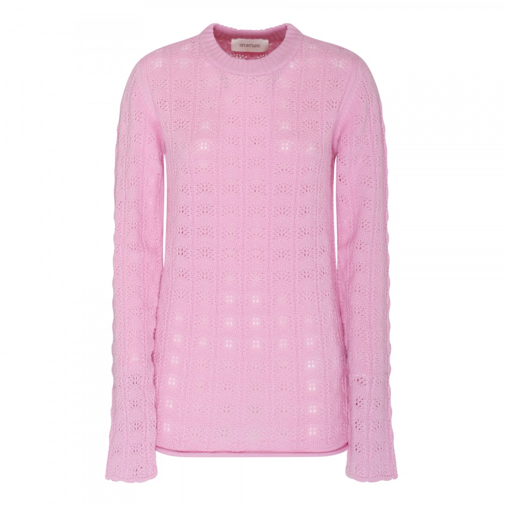 Pink wool blend sweater