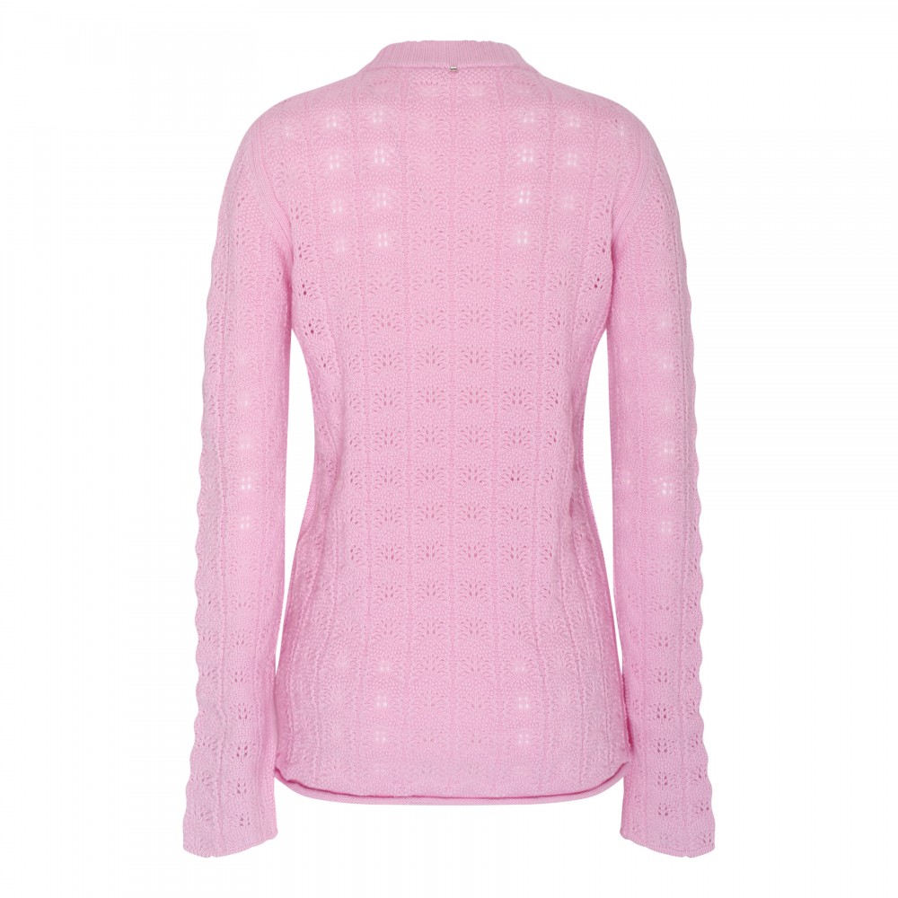 Pink wool blend sweater