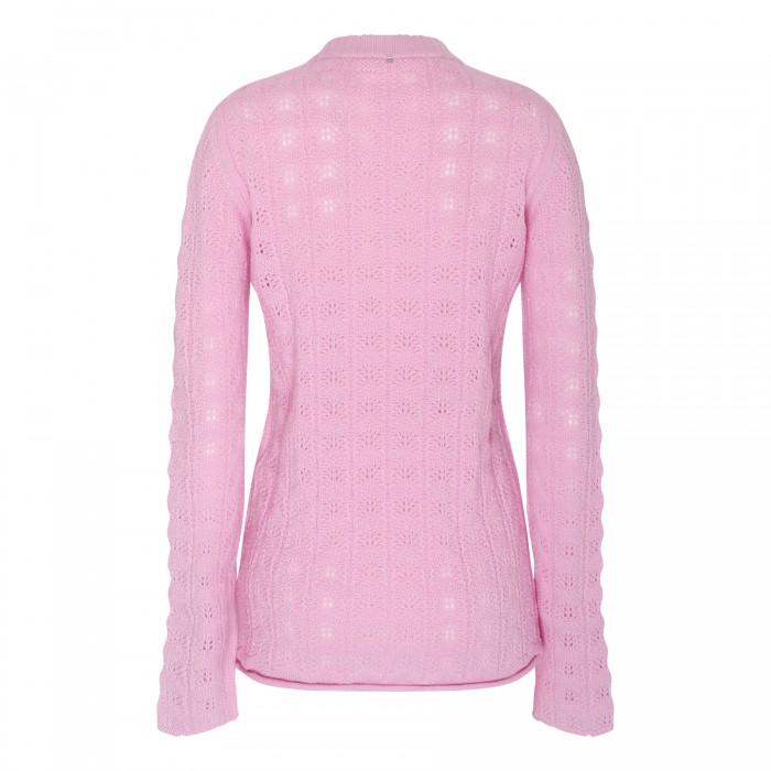 Pink wool blend sweater