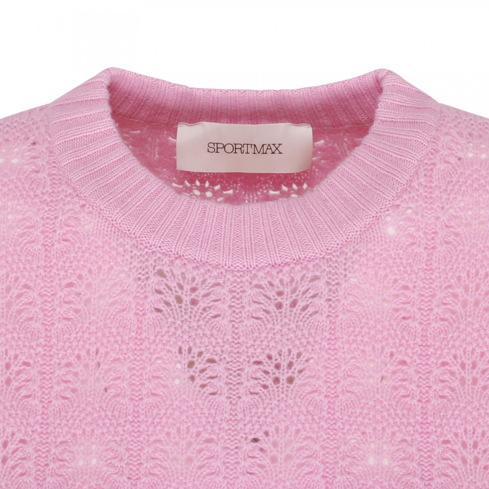 Pink wool blend sweater