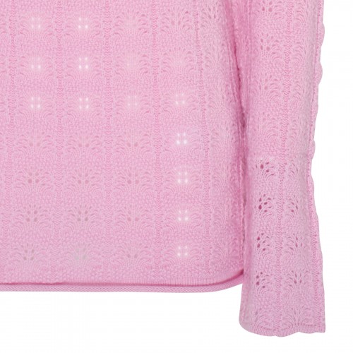 Pink wool blend sweater 2