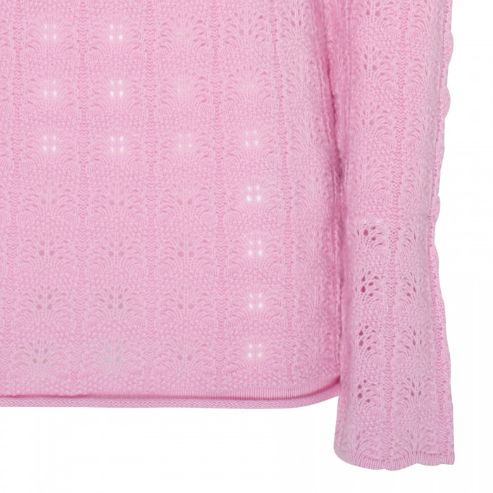 Pink wool blend sweater