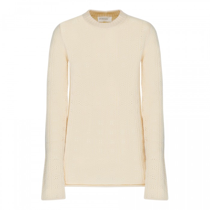 Ivory wool blend sweater