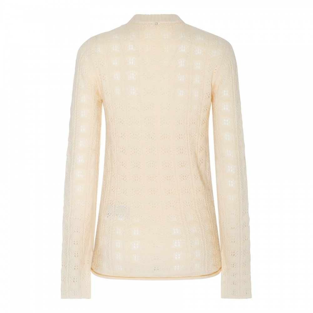 Ivory wool blend sweater