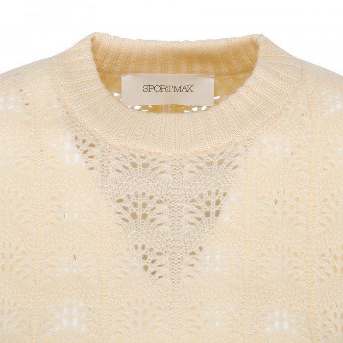 Ivory wool blend sweater