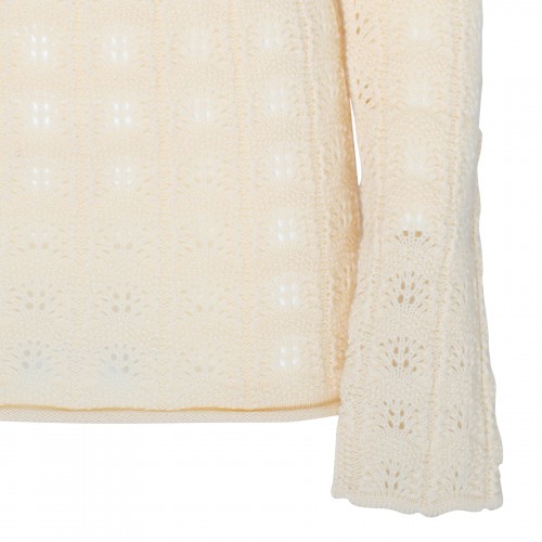 Ivory wool blend sweater 2