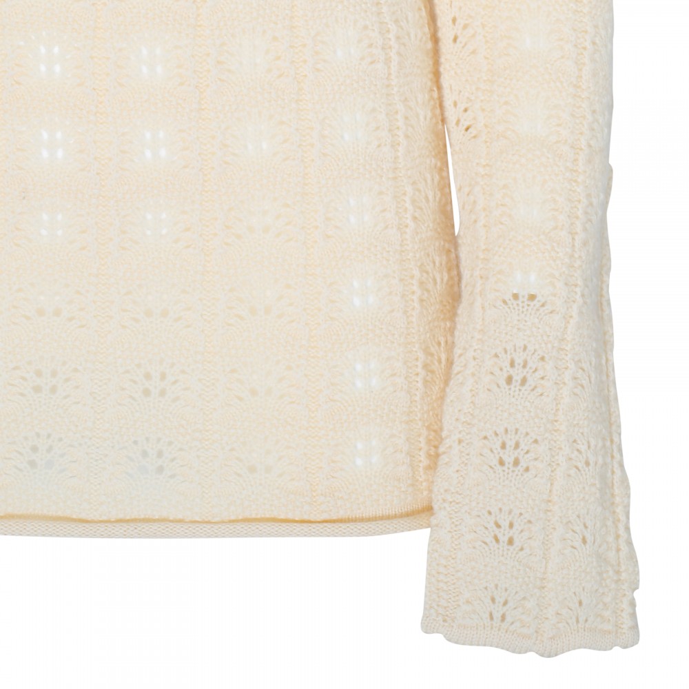 Ivory wool blend sweater