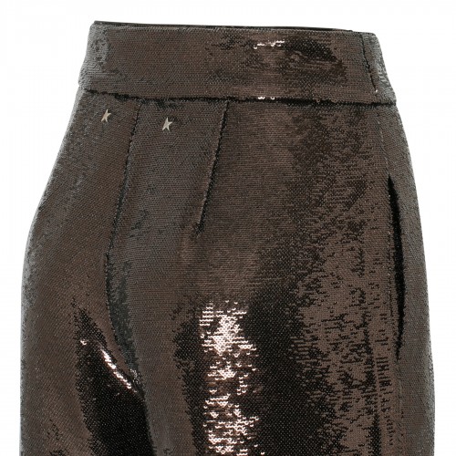 Iron-hue sequin pants 2
