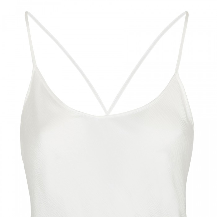 Parchment-hue slip dress