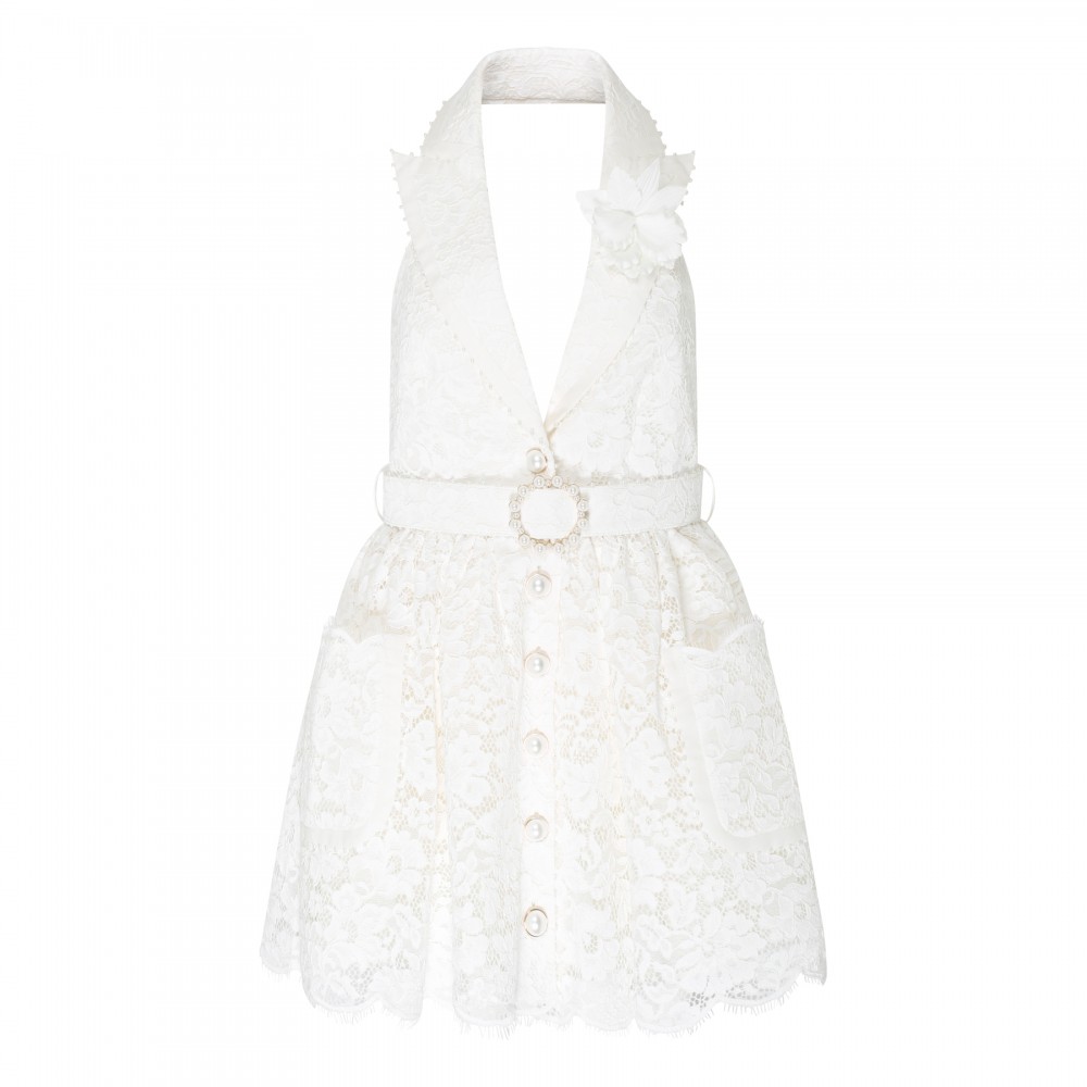 High Tide tuxedo mini dress