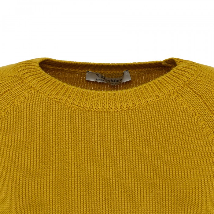 Ochre yellow cotton top