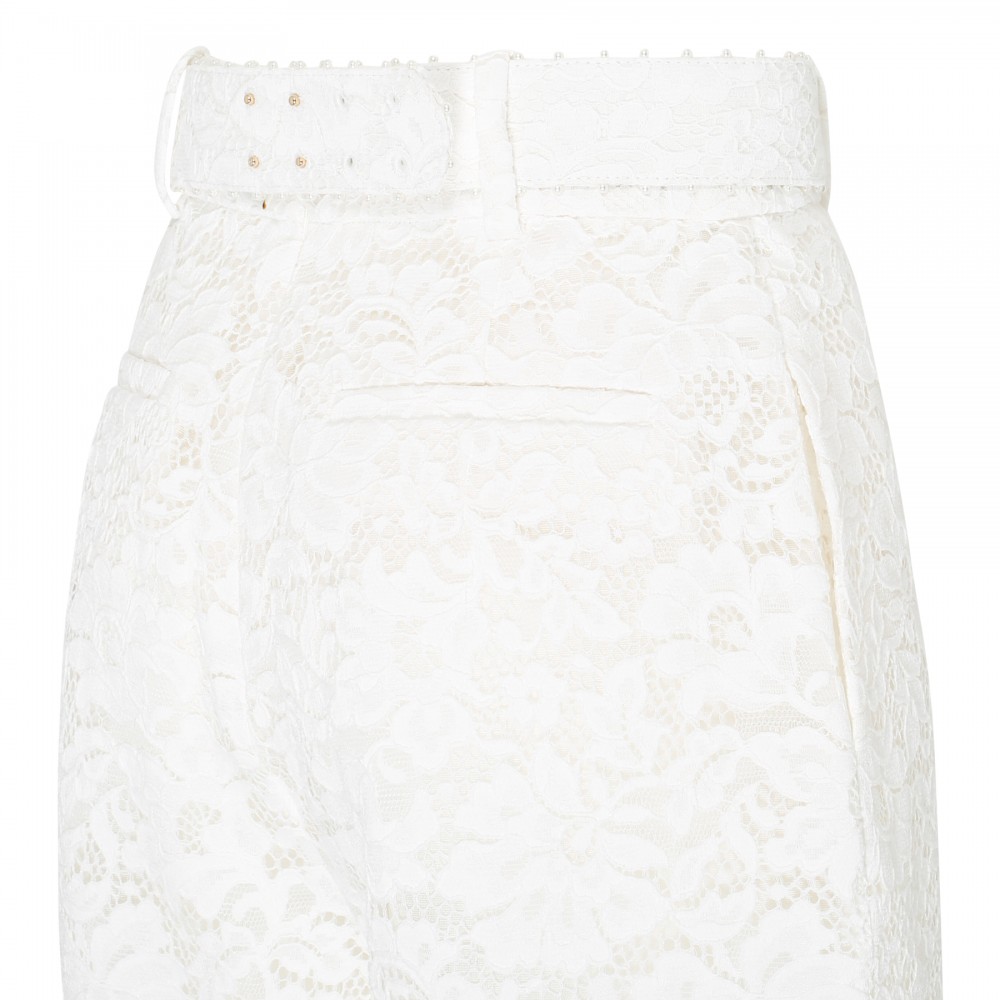 High Tide lace long line shorts