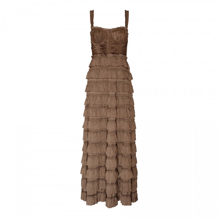 Camile taupe hue gown