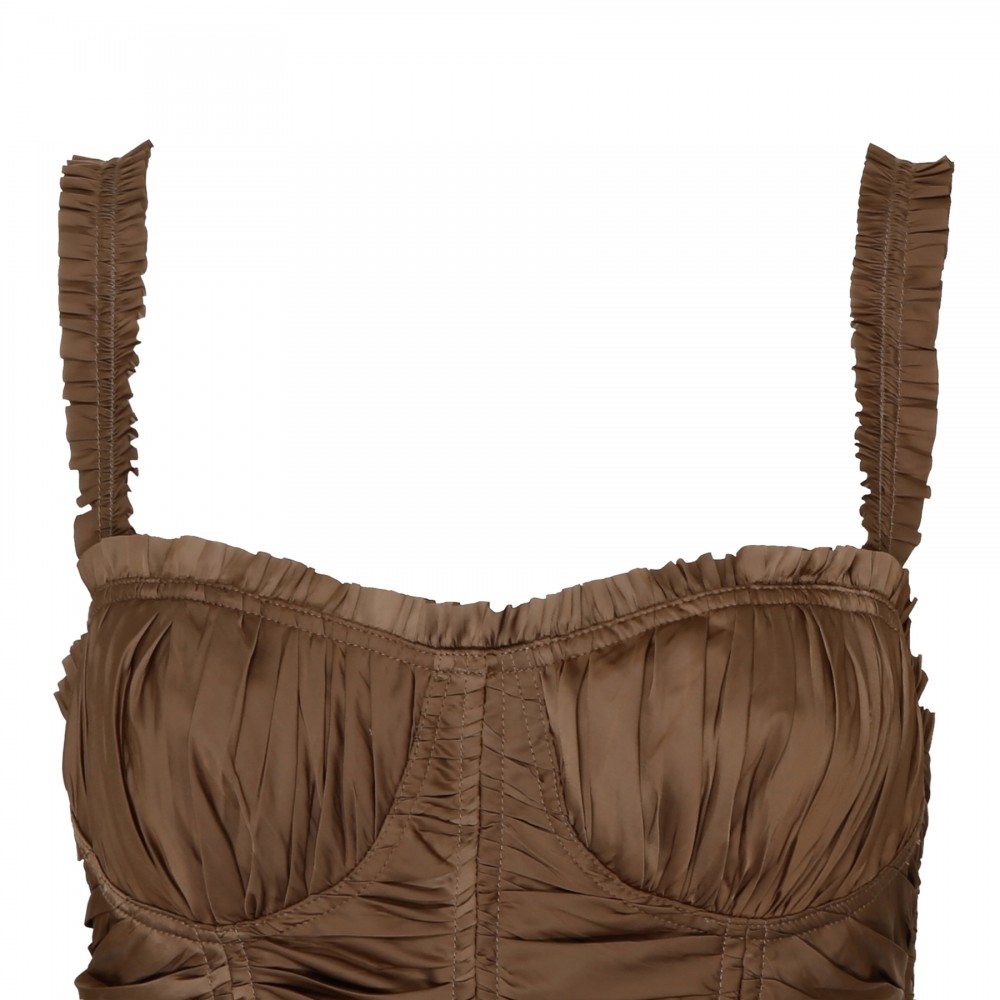 Camile taupe hue gown