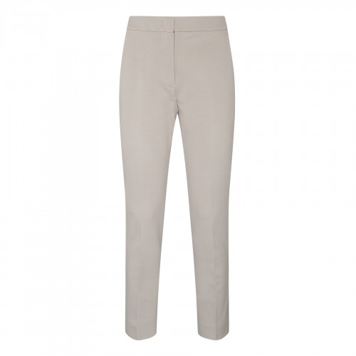 Ice white viscose blend pants