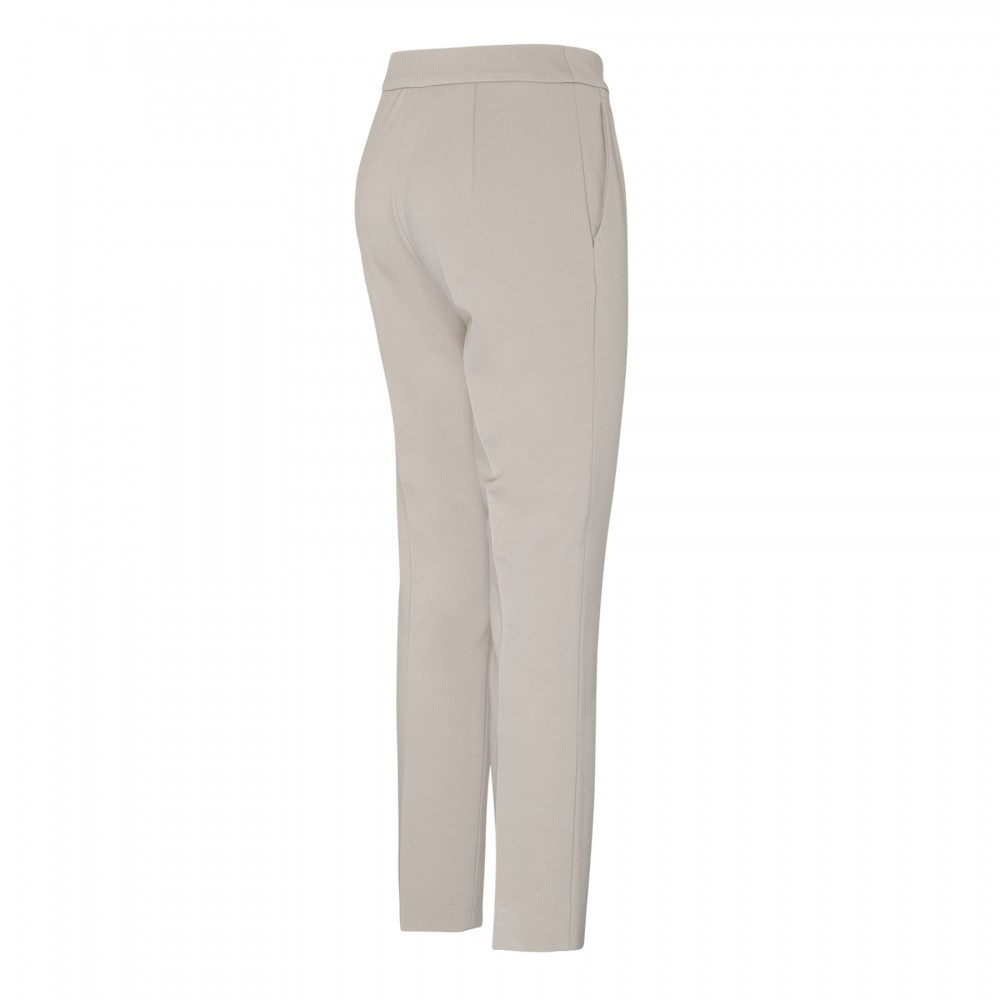 Ice white viscose blend pants