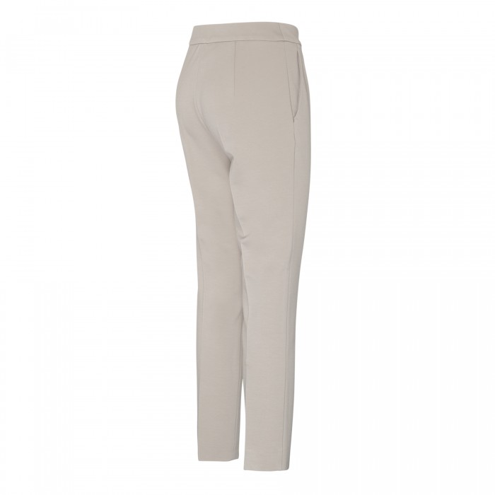 Ice white viscose blend pants