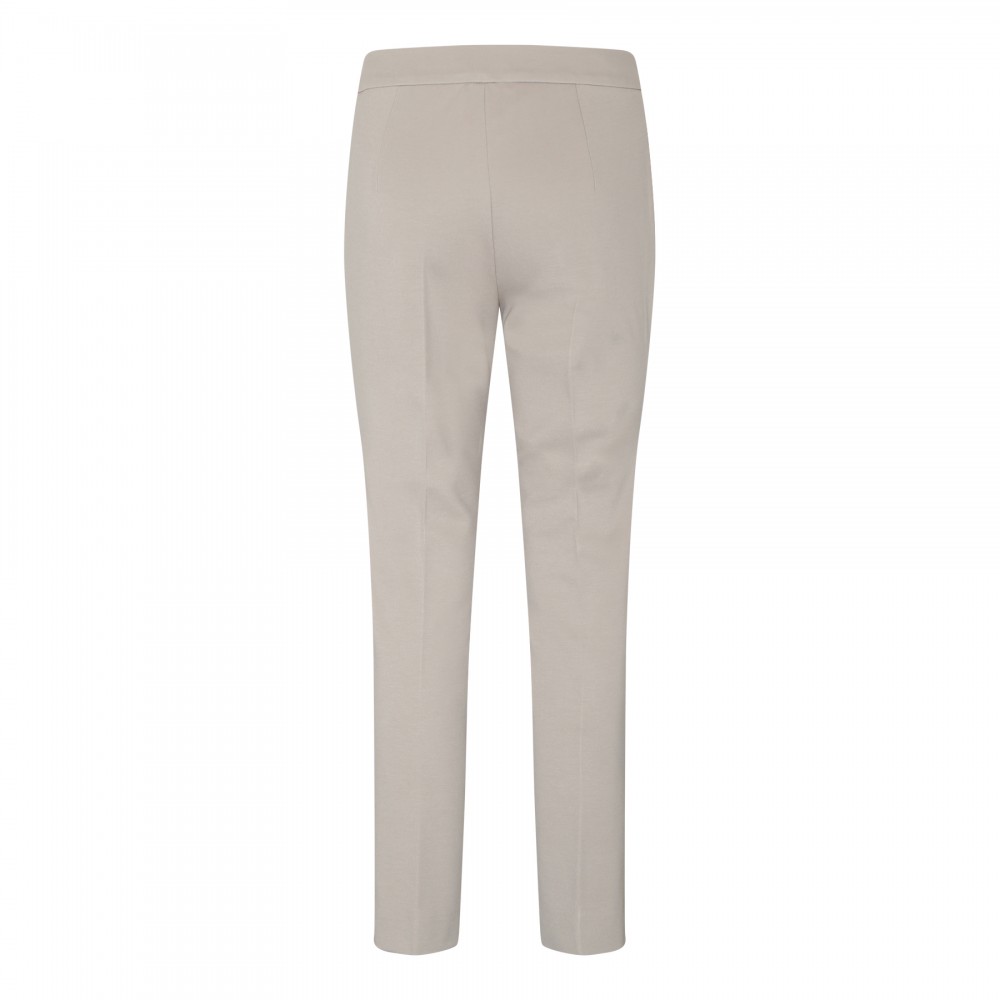 Ice white viscose blend pants