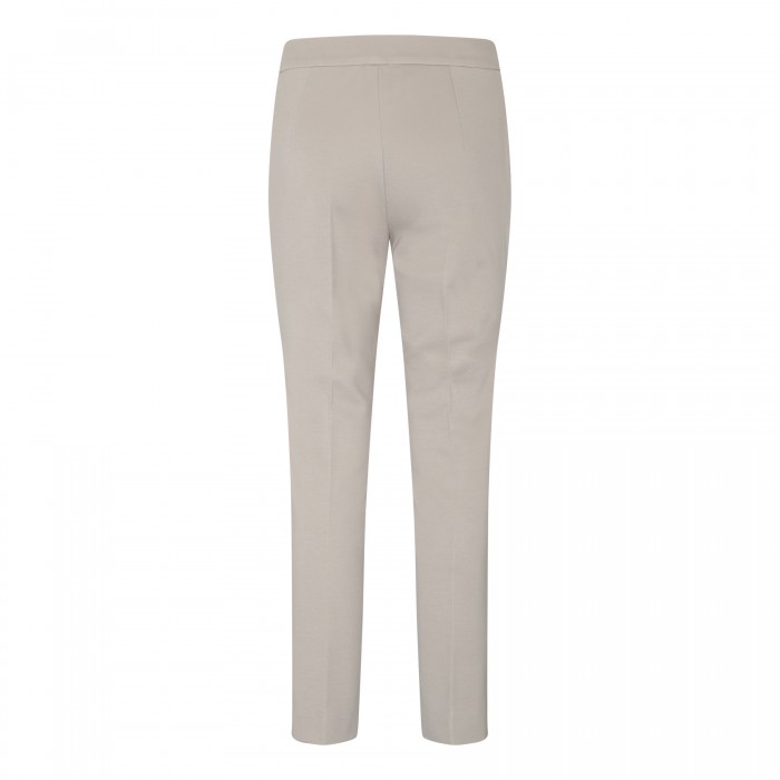 Ice white viscose blend pants