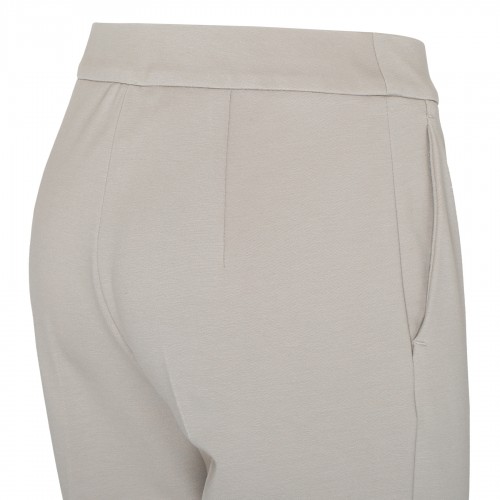 Ice white viscose blend pants 2
