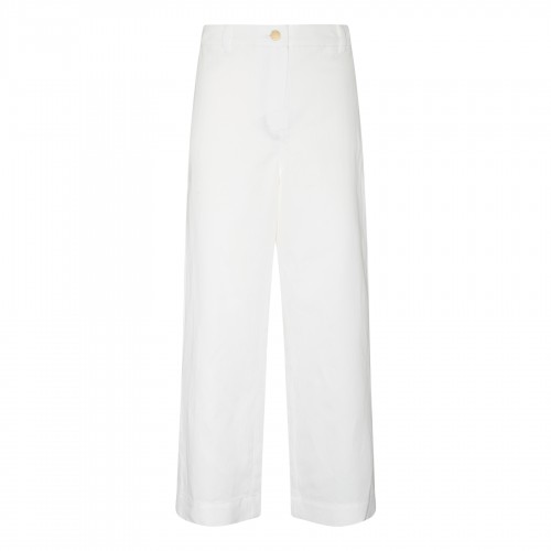 Cotton and linen blend pants