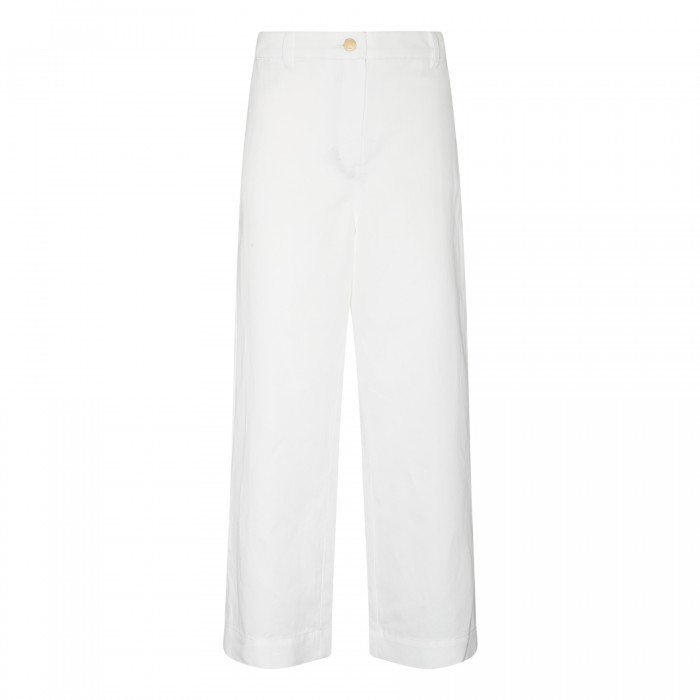 Cotton and linen blend pants