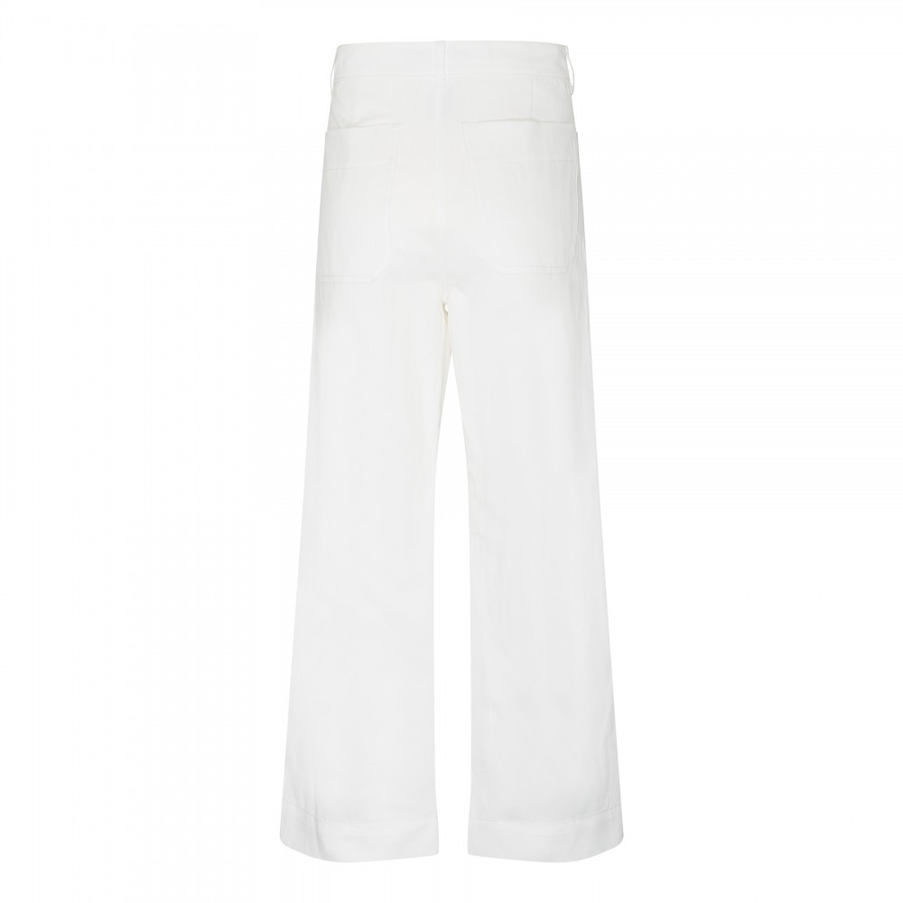 Cotton and linen blend pants