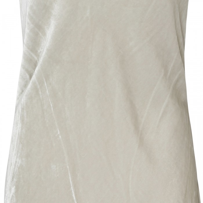 Silver velvet dress