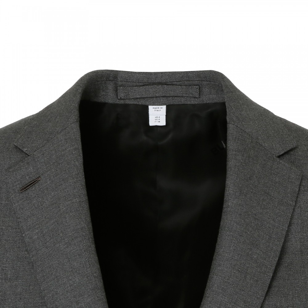 Gray wool tailored blazer