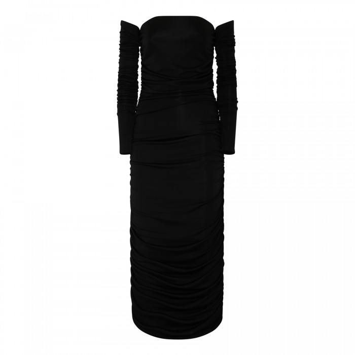 Linda draped midi dress