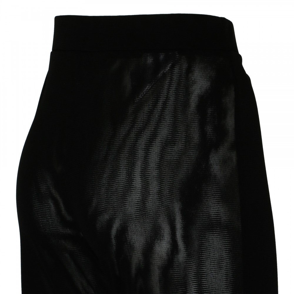 Gaia black tulle crepe pants