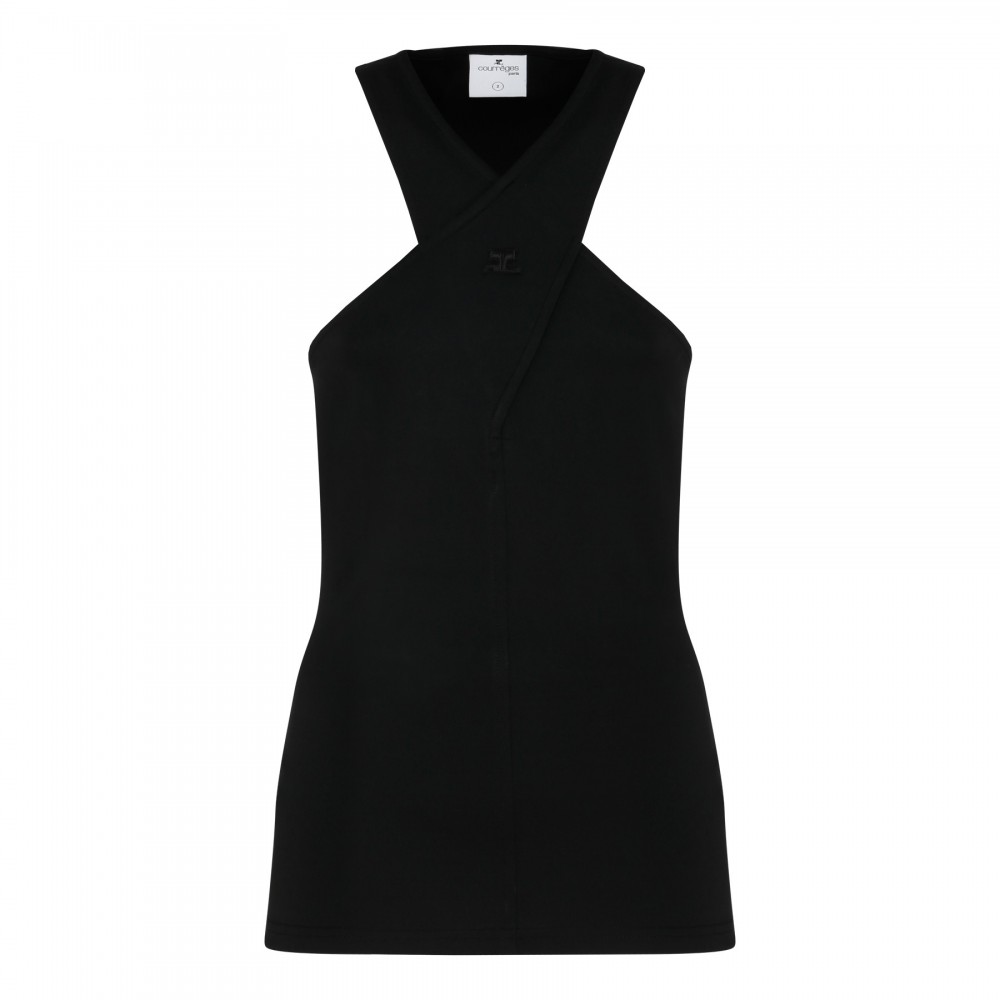 Milano jersey cross tank top