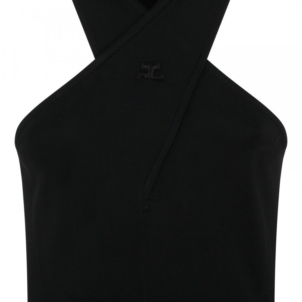 Milano jersey cross tank top