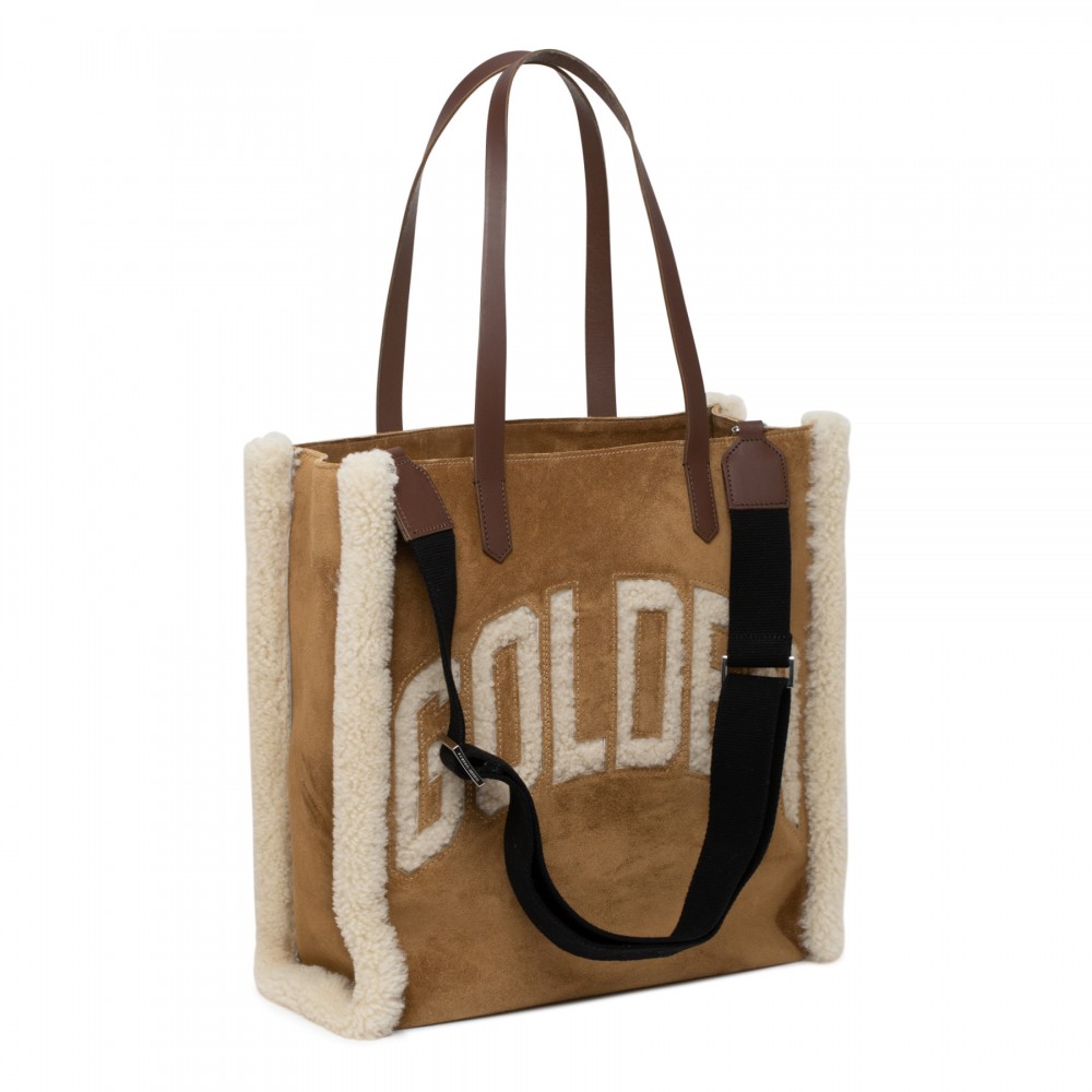 California camel-hue tote bag